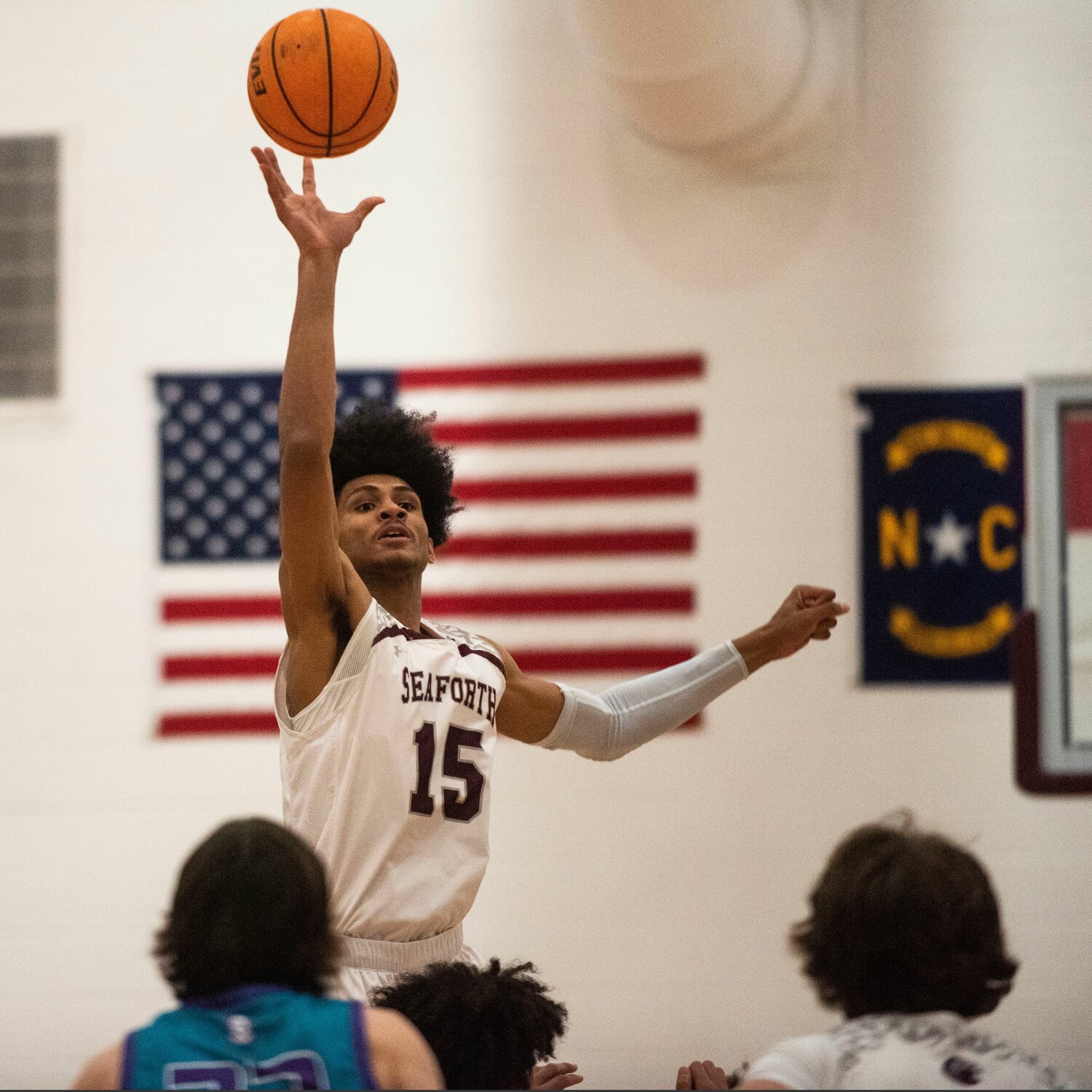 Jarin Stevenson committed to the University of Alabama on Wednesday. He scored 1,011 career points over the past two seasons at Seaforth, an average of 21.1 per game.